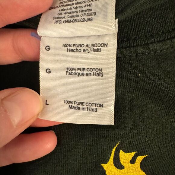 Snoopy Green T Shirt Christmas Lights Peanuts Gang Heavy Cotton Mens L Relaxed - Picture 13 of 15